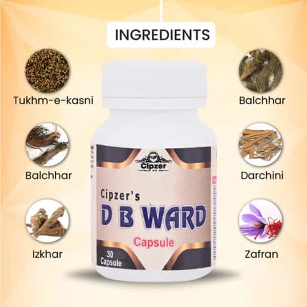 Cipzer D-B Ward 30 Capsules| Supports Liver Health| Boosts Energy & Bone-Joint Strength