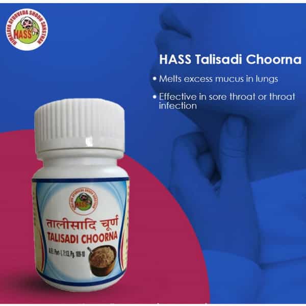 Hass Talisadi Choorna - Talisadi Churna - For Sore Throat For Cough For Cold (1X250 Gram)
