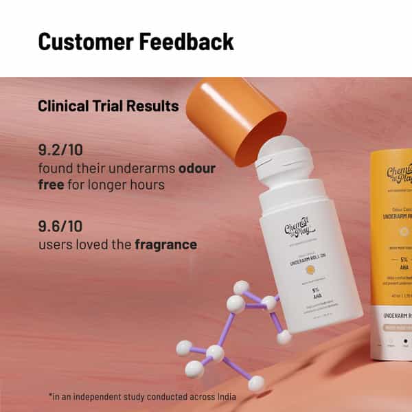 Cap Under Arm Roll On Woody Musk Fragrance | 40Ml