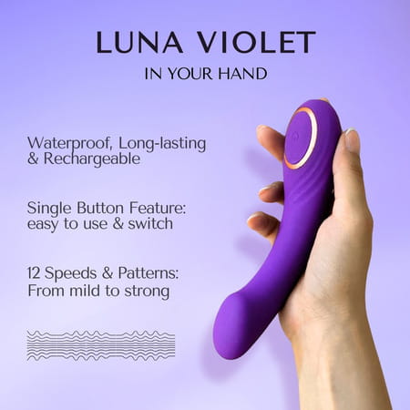 Libertee Luna Violet Massager For Women And Men
