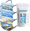 Quarant 4 Ply Designer Protective Surgical Face Mask With Nose Pin Camo Combo - Pack Of 50