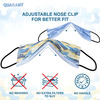 Quarant 4 Ply Designer Protective Surgical Face Mask With Nose Pin Camo Combo - Pack Of 50