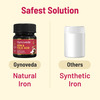 Gynoveda 14+ Iron Folic Acid Ayurvedic Blood Builder For Hemoglobin In Periods. 1 Bottle 60 Tablet