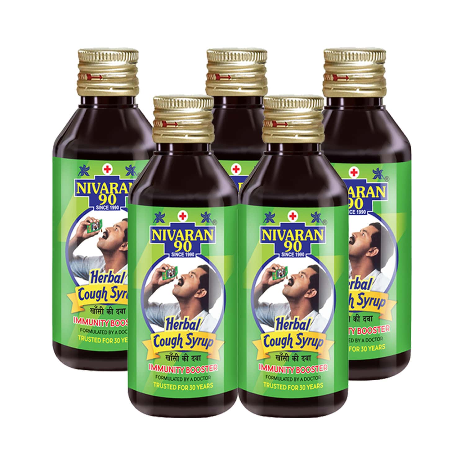Buy NIVARAN 90 HERBAL COUGH SYRUP(PACK OF 4 60 ML) Online & Get Upto 60 OFF at PharmEasy