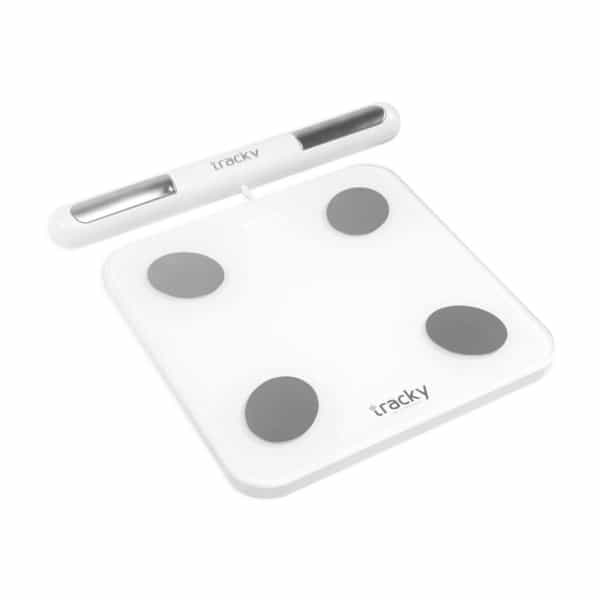 Tracky 8 Electrode Weighing Scale | Sync 22 Body Metrics Via App | Smart Bmi & Body Fat Analyzer