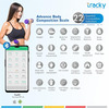 Tracky 8 Electrode Weighing Scale | Sync 22 Body Metrics Via App | Smart Bmi & Body Fat Analyzer