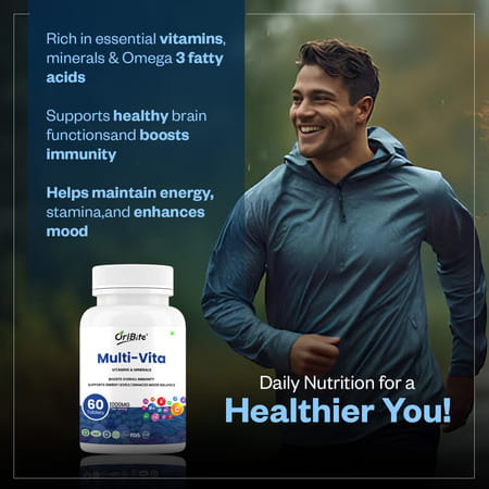 Oribite Multivitamin Tablets For Daily Nutrition Support 60 Tablets