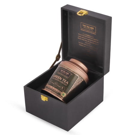 The Tea Ark Delight Tea Gift Box With High Grown Long Leaf Green Tea(50g Dome Tin)