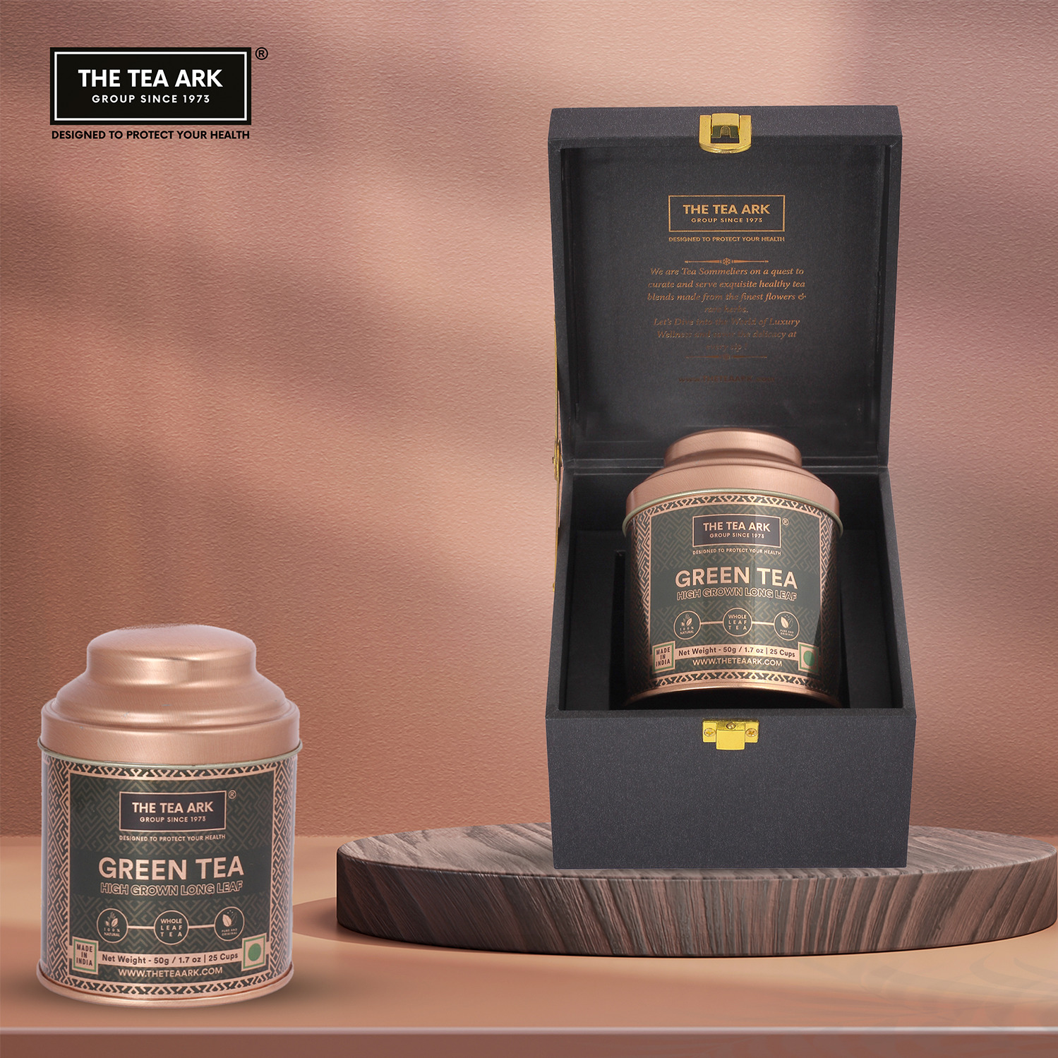 Buy THE TEA ARK DELIGHT TEA GIFT BOX WITH HIGH GROWN LONG LEAF GREEN