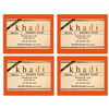 Khadi Abeers Herbal Handmade Honey Soap With Essential Oils | 125Gm (Pack Of 4)