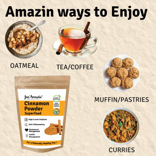 Jus Amazin Organic Cinnamon Powder (200G) Clean Nutrition Superfood