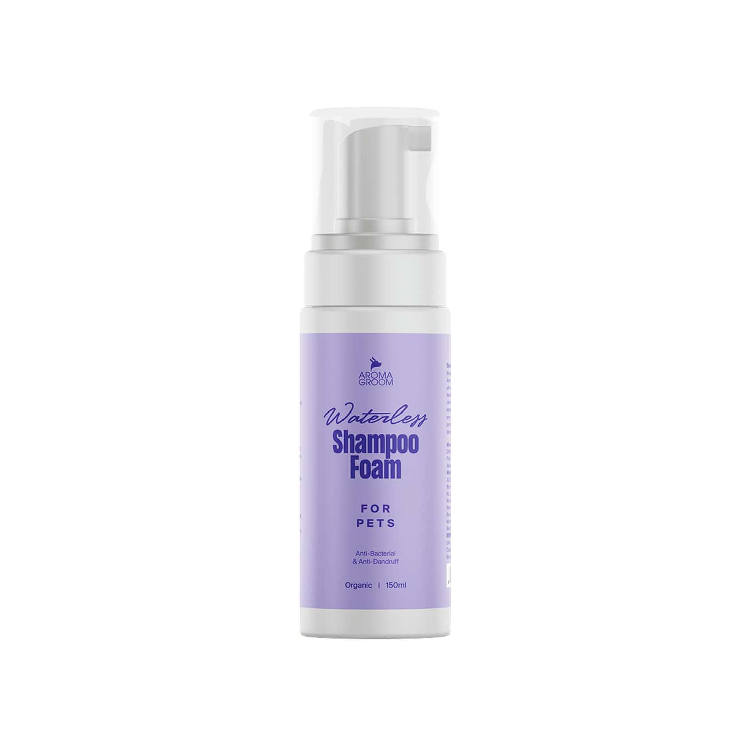 Aroma Groom Foaming Waterless Pet Shampoo - Anti Dandruff 150 Ml