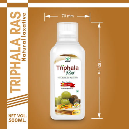 Prime Triphala Ayurvedic Ras For Digestion / Gerd & Constipation Relief - 500 Ml