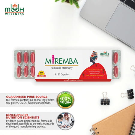 Mbdhwellness Miremba-Natural Treatment For Pcod & Pcos Regulating Menstrual Cycle(Pack Of 2)