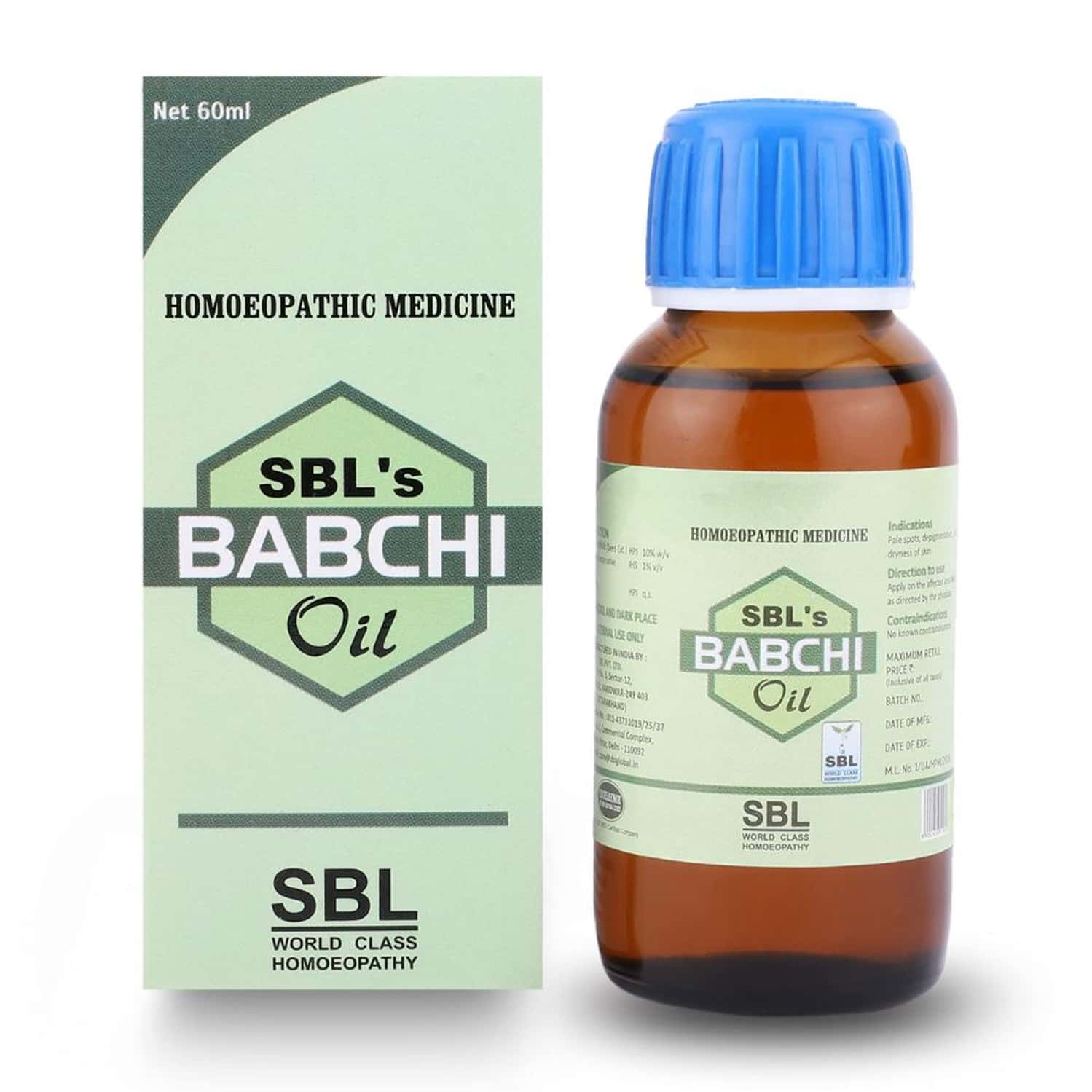 Sbl Babchi Oil 60 Ml Pack Of 2