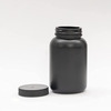Patco - 200Ml Black Hdpe Empty Bottle For Capsules & Tablets - For Ayurvedic Powder Storage (50 Pcs)