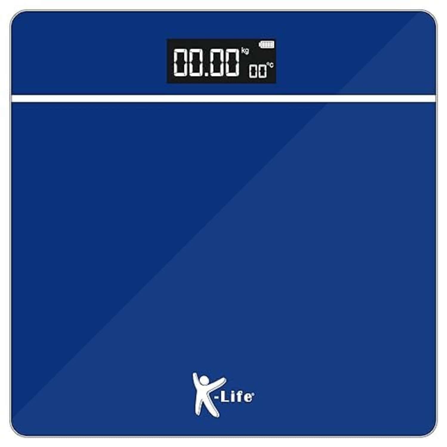K-life Ws-105 Digital Body Weight Machine For Home | High Precision Weighing Scale | 180kg Capacity