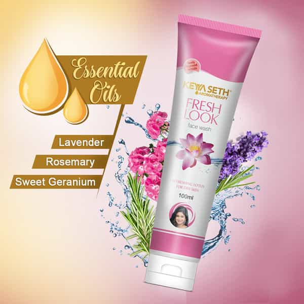 Keya Seth Aromatherapy Fresh Look Face Wash Lotus 100Ml