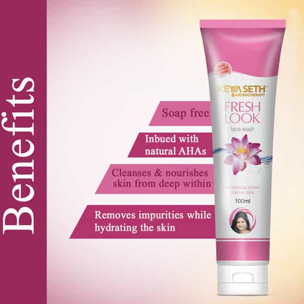 Keya Seth Aromatherapy Fresh Look Face Wash Lotus 100Ml