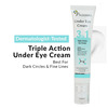 Fixderma Under Eye Roll On Cream With Peptides | For Dark Circles Puffiness Wrinkles Fine Lines -15G