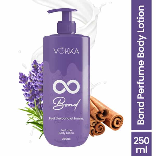 Vokka Bond Perfume Body Lotion 250Ml | Classic Lavender Woody Fragrance