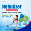 Micro Wellness Piston Compressor Nebulizer & Dolo Fevometer - Flexible Digital Thermometer