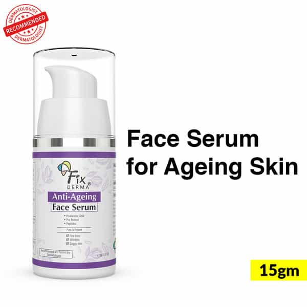 Fixderma Anti Ageing Face Serum With Hyaluronic Acid - 15 G