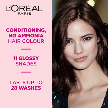 L Oreal Paris Casting Creme Gloss Hair Color | 200 Ebony Black - 60g + 40ml + 60g | Pack Of 1