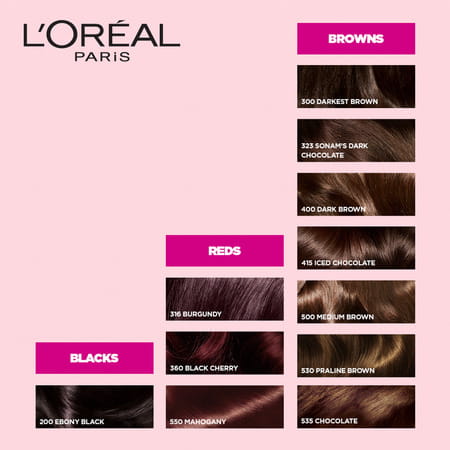 L'Oreal Paris Casting Creme Gloss 200 Ebony Black Hair Color Kit (87.5g Hair Color + 72ml Shampoo)