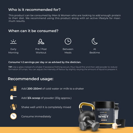 Nutrabay Gold Tri-Blend Whey Protein Cafe Mocha - 500g