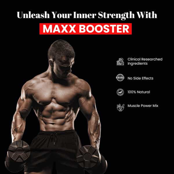 Jagat Pharma Maxx Booster- 60 Caps Muscle Mass Gainer And Stamina Booster