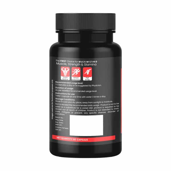 Jagat Pharma Maxx Booster- 60 Caps Muscle Mass Gainer And Stamina Booster