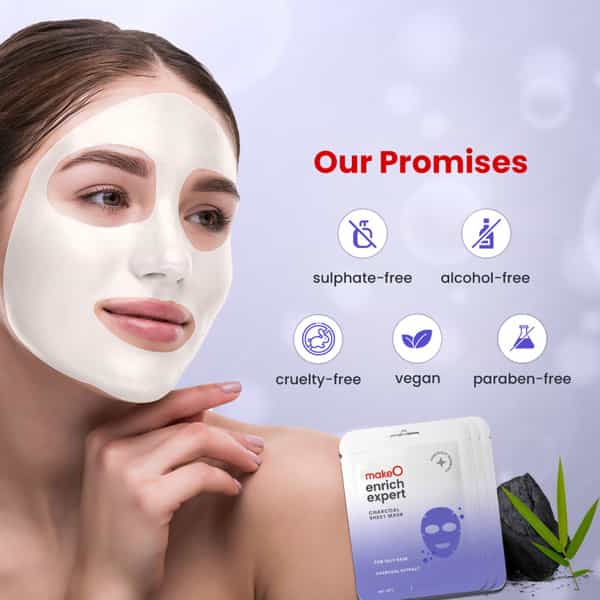 Make O Enrich Expert Charcoal Sheet Mask 1 No's
