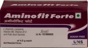 Aminofit Forte Nutritional Supplement For Safe & Healthy Pregnancy Sugar Free 4.5gm Sachet