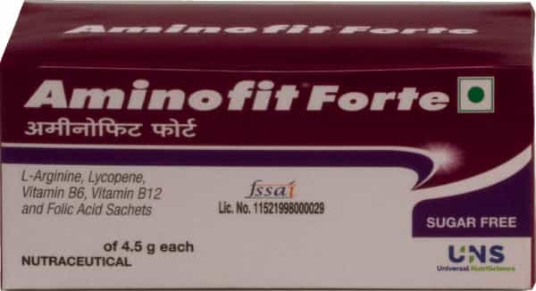 Aminofit Forte Nutritional Supplement For Safe & Healthy Pregnancy Sugar Free 4.5Gm Sachet