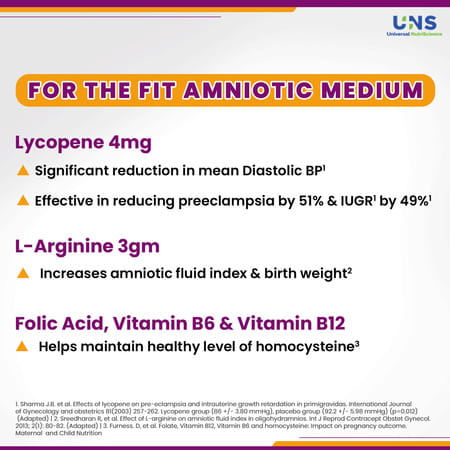 Aminofit Forte Nutritional Supplement For Safe & Healthy Pregnancy Sugar Free 4.5gm Sachet