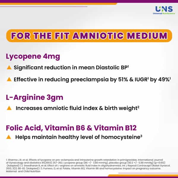 Aminofit Forte Nutritional Supplement For Safe & Healthy Pregnancy Sugar Free 4.5Gm Sachet