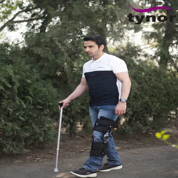 Tynor R.o.m. Knee Brace 18"/46Cm Black Universal Size 1 Unit