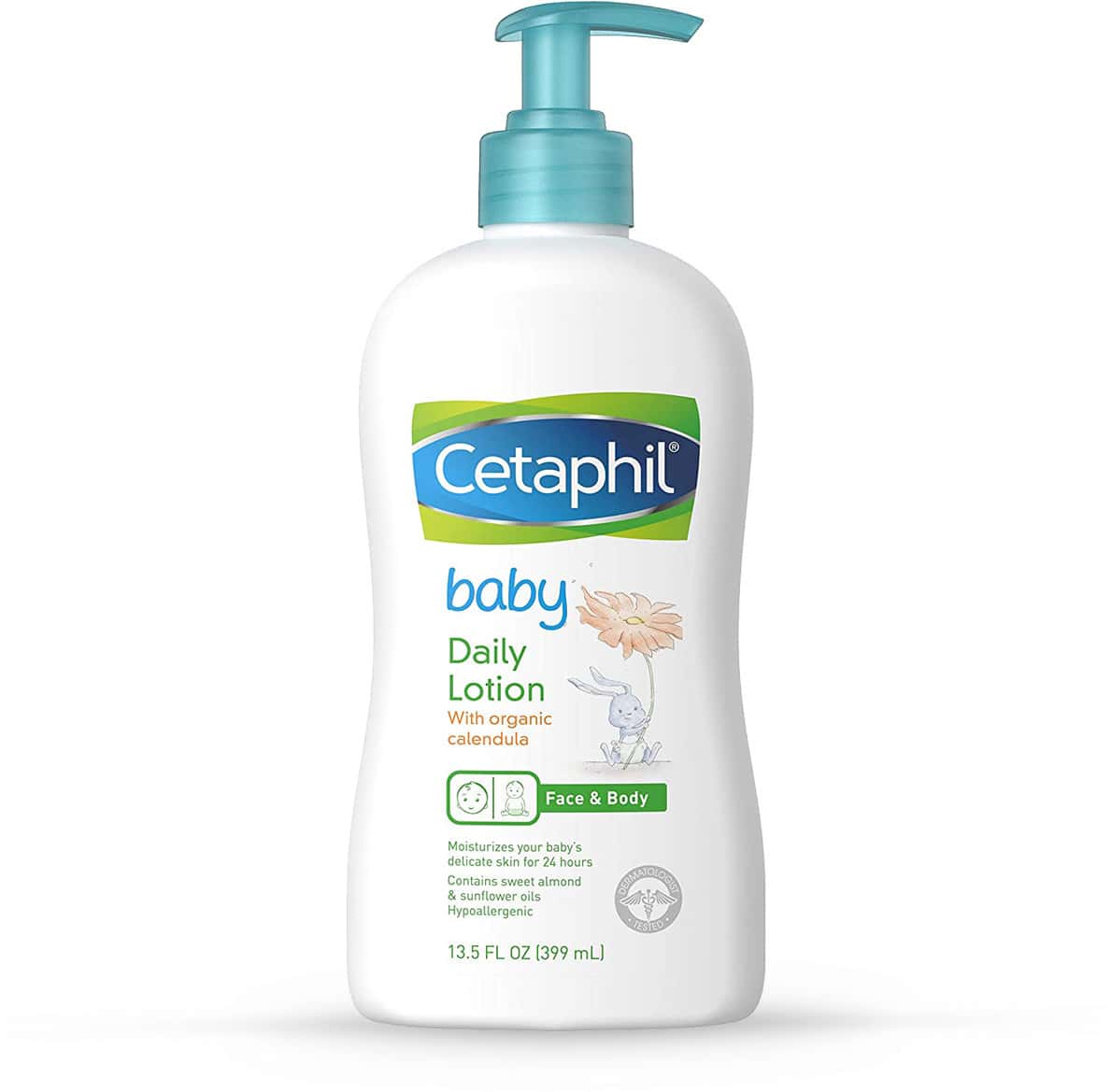 Cetaphil Baby Daily Lotion With Organic Calendula | Face & Body | 400 Ml