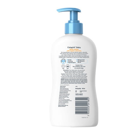 Cetaphil Baby Daily Lotion With Organic Calendula | Face & Body | 400 Ml