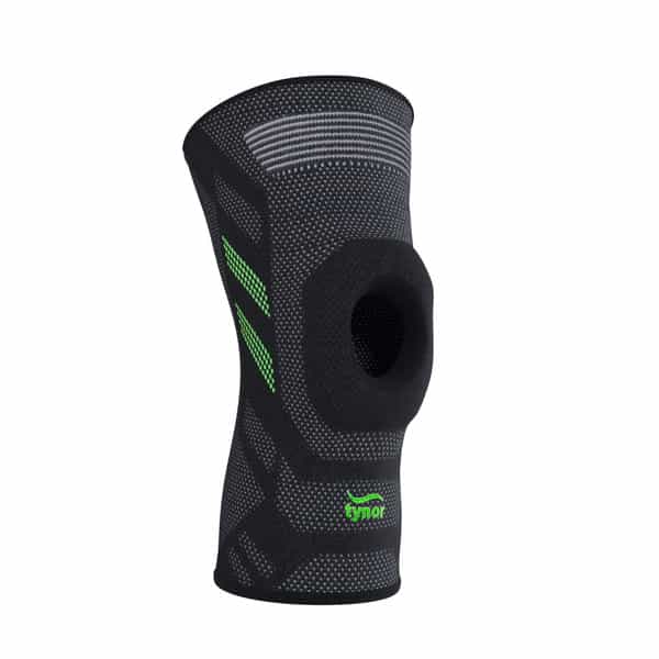 Tynor Knee Cap Air Open Patella Black & Green Medium 1 Unit