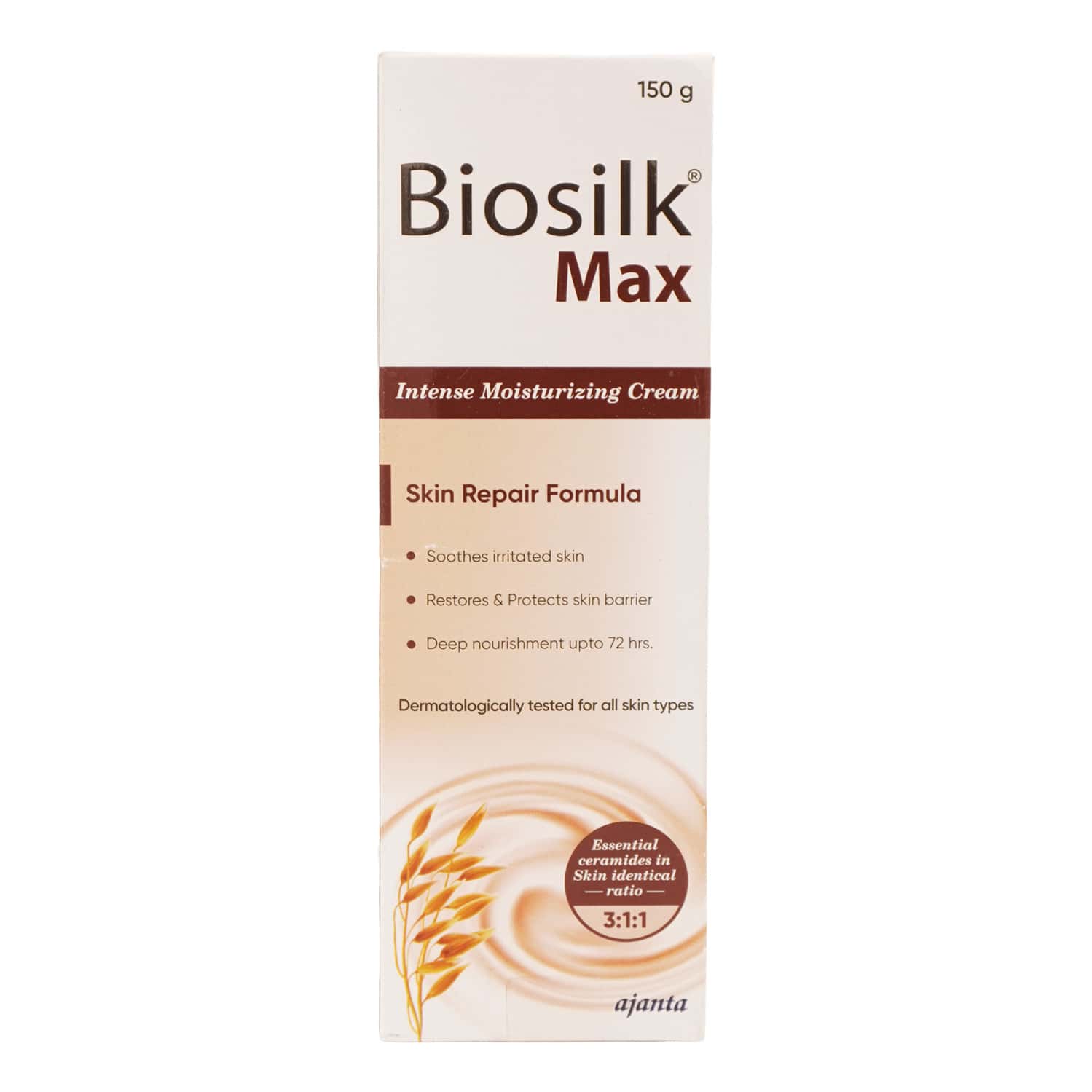 Biosilk Max Intense Moisturizing Cream Tube 150gm