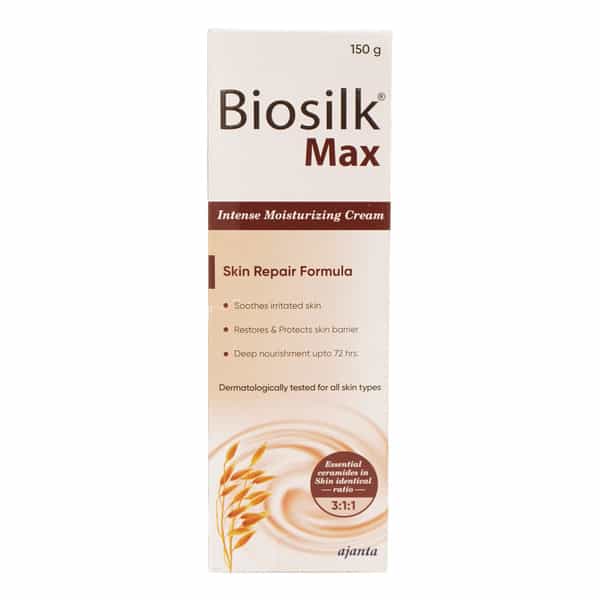 Biosilk Max Intense Moisturizing Cream Tube 150Gm