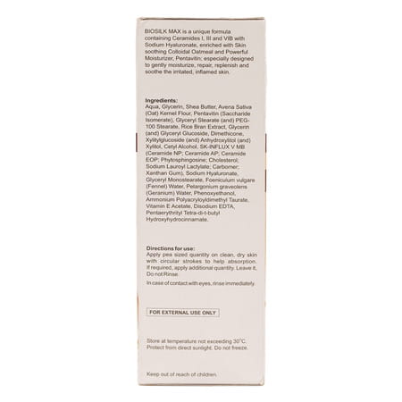 Biosilk Max Intense Moisturizing Cream Tube 150gm