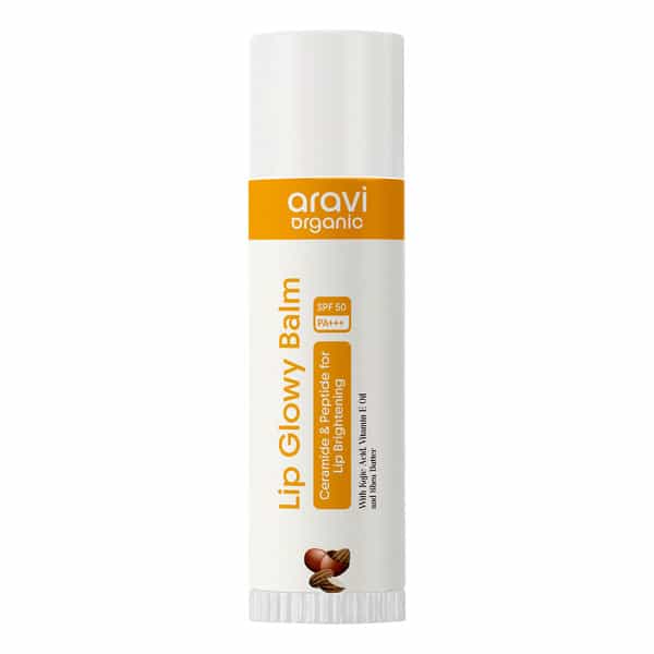 Aravi Organic Lip Glowy Balm With Spf 50 Pa+++ | 5 Gm