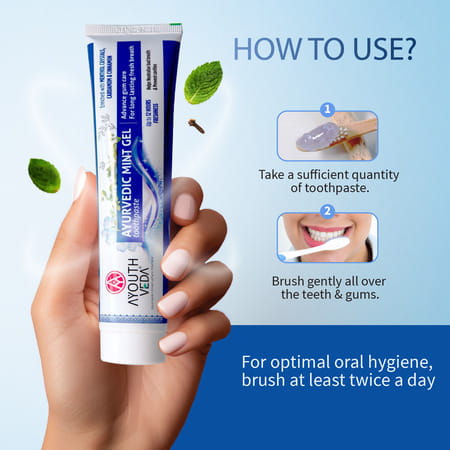 Ayouthveda Mint Gel Toothpaste 100 Gm