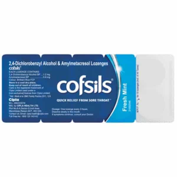 Cofsils Fresh Mint Lozenge 10 No's