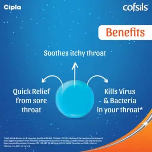 Cofsils Fresh Mint Lozenge 10 No's