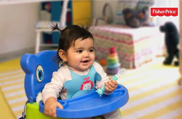Fisher Price Ultracare Easy Clean Silicon Baby Bib. Ideal For Weaning Babies 4 Month Plus Pink