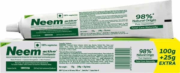 Neem Active Toothpaste 100Gm (+ 25Gm Free)